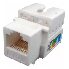 Jack Ficha Conector Rj45 Cat6 Keystone Utp 