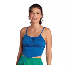 Blusa Alça Feminina Anarruga Lisa