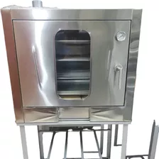 Horno En Acero Frontal Inox 304 Pizzas Panes Pasteles