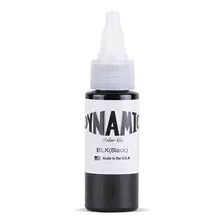 Dynamic Ink Tinta Negra Blanca O Triple Black 1oz Tatuar