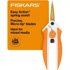 Fiskars 190520-1001 Titanium Micro-tip Easy Action Scissors,