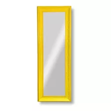 Espejo Cuerpo Completo Amarillo Estilo Pop Art Moderno 