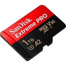 Sandisk Extreme Memoria Micro Sd 1 Tb (1000gb) 4k 200 Mb/s