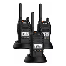 3x Baofeng E88 Walkie Talkies De Largo Alcance + Auriculares