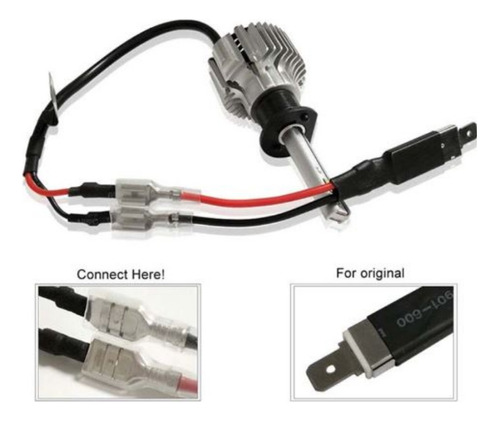 Cable Adaptador H1 Para Luz Led Cable Para Faros H1 Foto 6