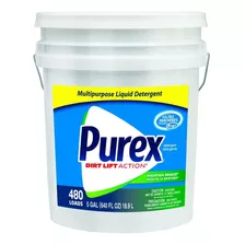 Detergente Líquido Multiusos Cubo De 5 Galones Purex 