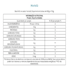 Bala Kid's Hortelã Sem Glúten 150 G 