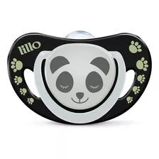 Chupeta Bico Silicone Elegancy Glow Tam.1 Panda - Lillo
