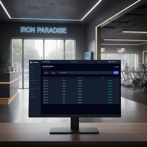 Reloj Control De Acceso Facial Para Gimnasio Software Web Negro - imagen 3