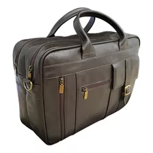 Pasta Bolsa Grande Notebook De Couro Legitimo Executiva 4024