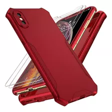 Funda De iPhone X Oretech Color Rojo