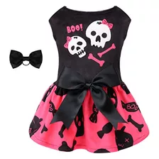 Vestido De Calaveras De Halloween Perros Pequeños De T...