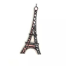 Patche Torre Eiffel Termocolante 6cm X 14cm Patch Aplique