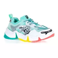 Zapatilla Sneakers Mujer Gummi Dash Aqua Importadas Nuevas