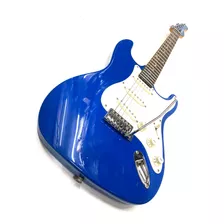 Guitarra Strato Phoenix Azul Novo Original Estava Mostruario
