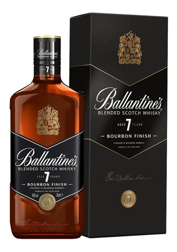Whisky Ballantines Bourbon 7 Años 700cc 40g