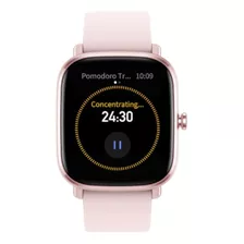 Smartwatch Amazfit Fashion Gts 2 Mini 1.55 Caja 1.55 De Aleación De Aluminio Pink, Malla Flamingo Pink De Silicona A2018