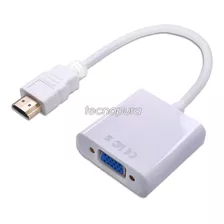 Convertidor / Cable Adaptador Hdmi A Vga - Pc Ps3 Xbox 360