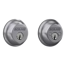 Cerrojo Schlage B62 N 626, Con Llave De 2 Lados, Seguro Resi