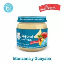 Papilla Gerber Etapa 2 Manzana Guayaba 12 Frascos 113g C/u