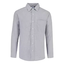 Camisa Oxford Manga Larga Para Caballero