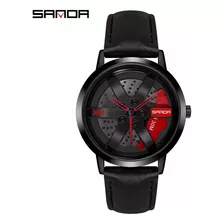 Reloj Pulsera Deportivo Impermeable Diseño Rin De Neumático