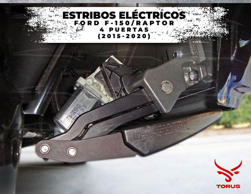 Estribos Elctrico Ford F150 Doble Cabina Raptor 2015-2017 Foto 4