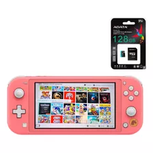 Nintendo Switch Lite Con 25 Juegos + Magia 128gb Con Ch!p !!