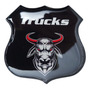 Emblema Lateral O Trasero Trucks International Negro Blanco