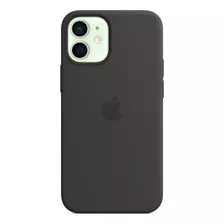 Funda De Silicona Apple Con Magsafe Para iPhone 12 Mini Nombre Del Diseño Negro Color Negro