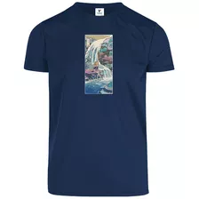 Playera Marino De Cascada Anime A097