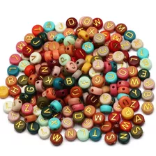 Miçangas Infantil - Alfabeto - Letras - 7mm - Aprox. 760 Pçs