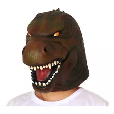 Mascara De Latex Premium De Godzilla - El Mejor Precio! Color Marrón