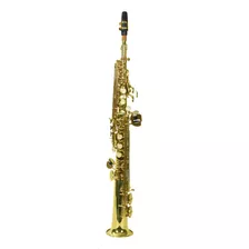 Saxofone Soprano Ss 200 Laqueado Dourado Com Case New York