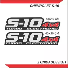 Adhesivo Chevrolet S-10 4x4 Turbo Electronic