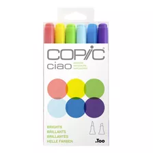 Copic Ciao 6 Lápices: 1 Brights