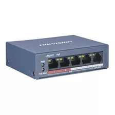 Switch Poe Hikvision 4 Canales - Electrocom -