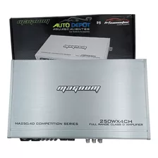 Amplificador Magnum Ma250.4d Clase D 4 Canales 2ohms