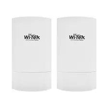 Enlace Punto A Punto Witek 5ghz Hasta 3km Wi-cpe511h-kit