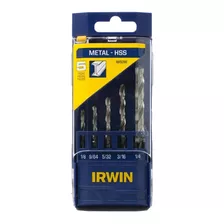 Juego De 5 Brocas Para Metal Con Medidas Fraccionales Irwin