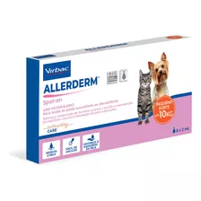 Allerderm Spot On Sis 2ml Cães E Gatos Até 10kg 6 Pipetas