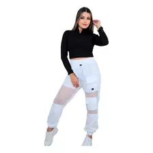 Calça Feminino Esportivo Tactel Calça Corta Vento