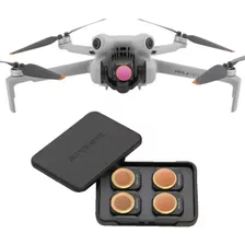 Set De 4 Filtros Nd + Pl Polarizado Para Dji Mini 4 Pro Dron