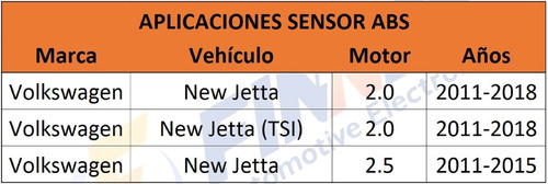 Sensor Abs Volkswagen New Jetta Trasero Derecho Foto 6
