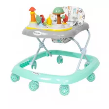 Andador Para Bebe Babyhappy Musical Arbolito Colores Pastel Color Verde