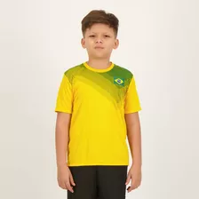 Camisa Brasil Régia Juvenil Amarela