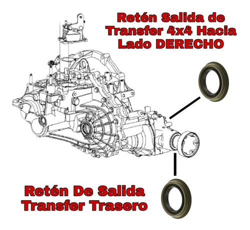 Retn Salida Transfer 4x4 Ldo. Derecho Ford Escape 2001-2012 Foto 7