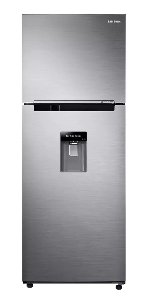 Refrigerador Inverter No Frost Samsung Top Mount Rt38a571 Refined Inox Con Freezer 390l 127v