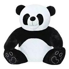 Urso Panda 60 Cm Pelúcia Super Realista 