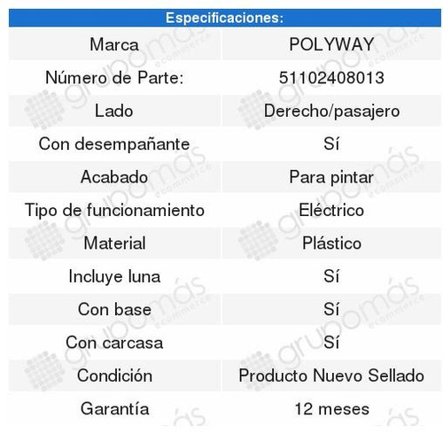 Par De Espejos Electricos P/pintar Chevrolet Astra 2002 2003 Foto 2